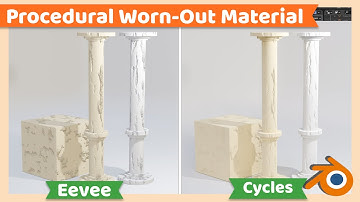 Procedural Worn Out or Damaged Material | Blender Tutorial