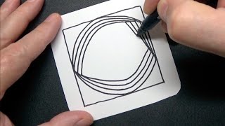 Letter C Spiral Drawing - Alphabet Series - Relaxing Art Therapy - Satisfying Demo