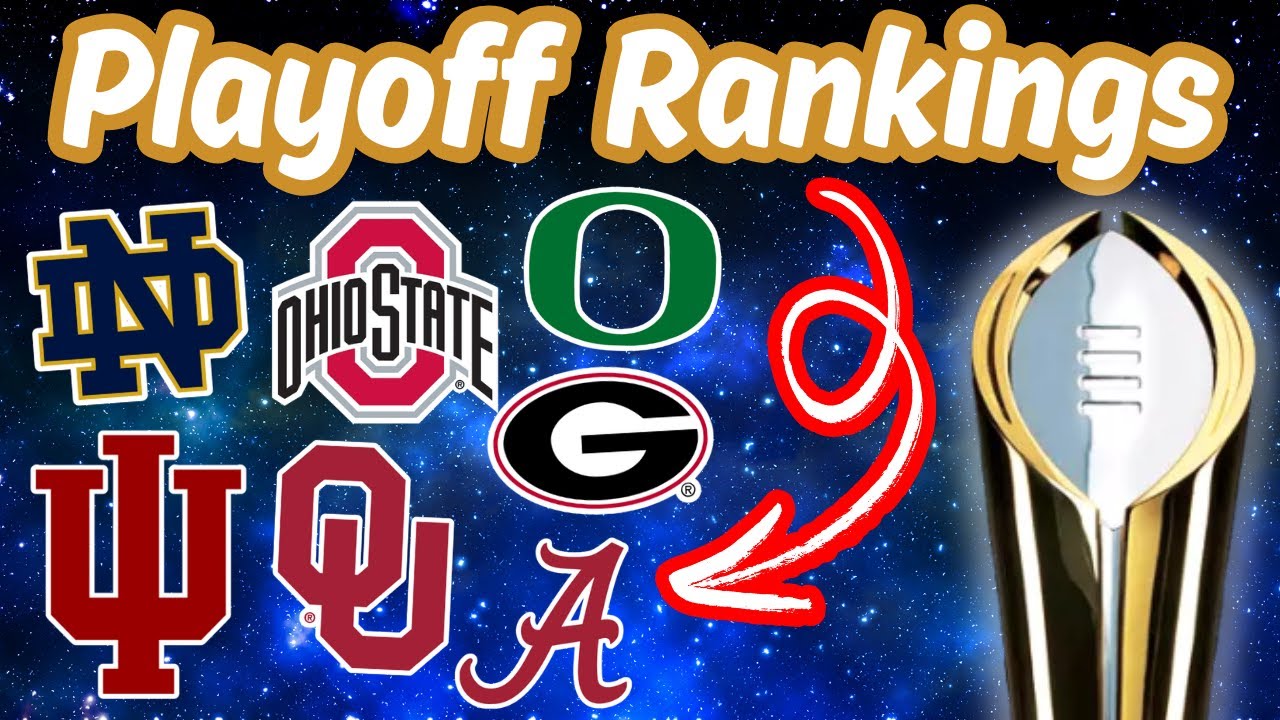 *UPDATED* 2025 College Football Playoff Rankings get revealed - YouTube