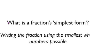Writing a fraction in it
