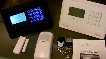 GSM Wireless Home Alarm System Touch Panel Overview WWW.RAPIDRELAYS.COM