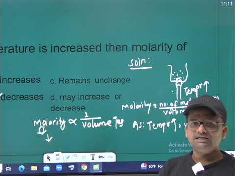 Molarity and Normality class 12 - YouTube