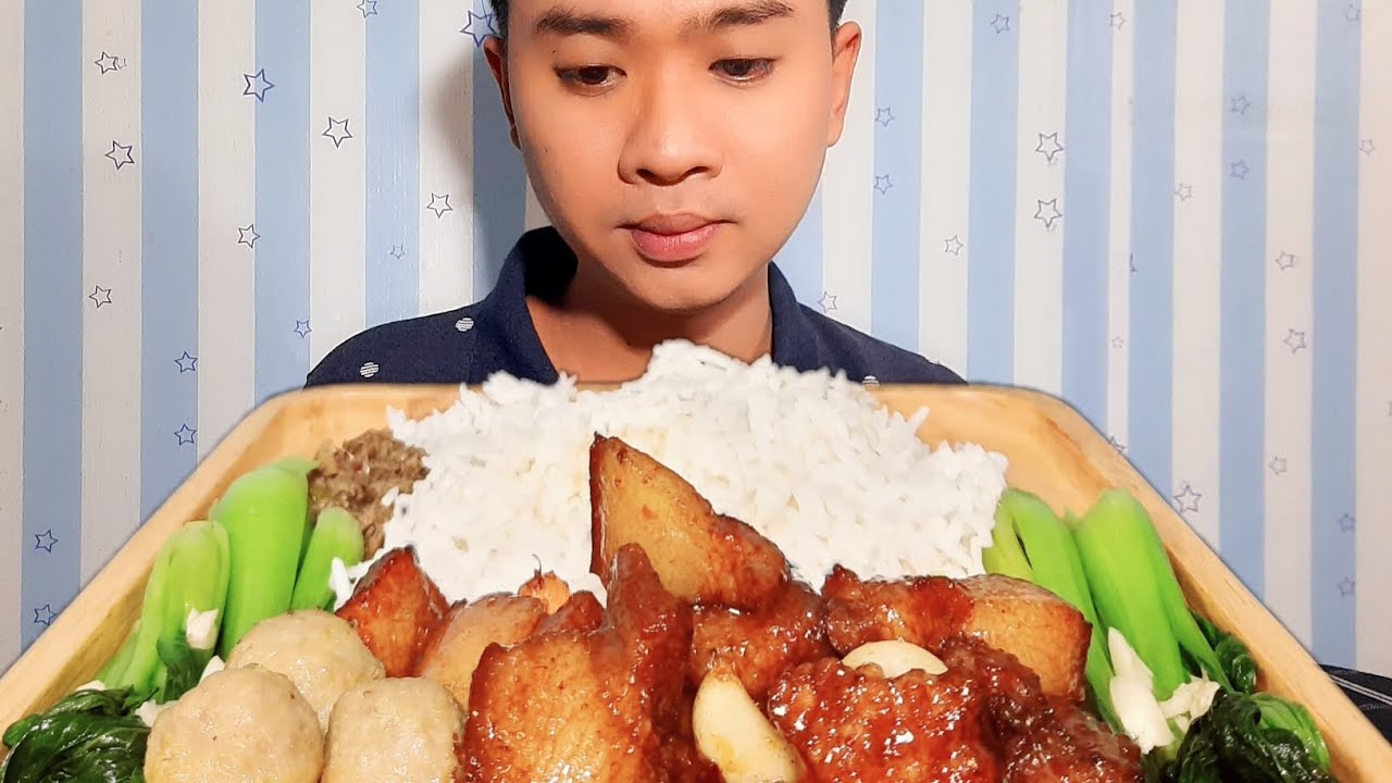 Pork Curry🥩 and Fresh Vegetable🥬🌶🥒Let's Eat Together🥘 YouTube