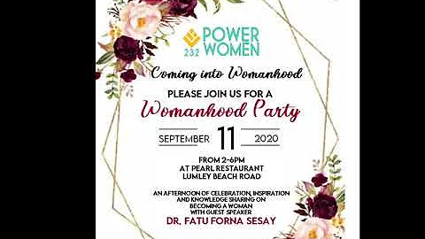 Power Women 232 with Dr Fatu Forna Sesay- Coming i...
