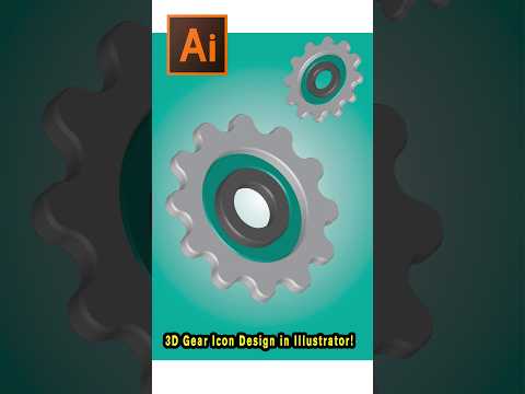 3D Gear Icon