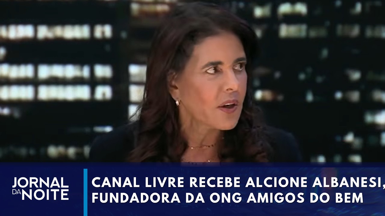 De empreendedora a filantropa: Canal Livre recebe Alcione Albanesi | Jornal da Noite