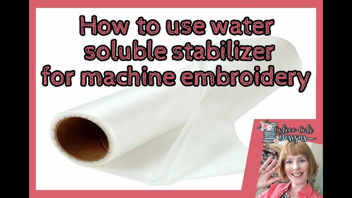 Water Soluble Stabilizer Transfer Patch Paper Embroidery Topping