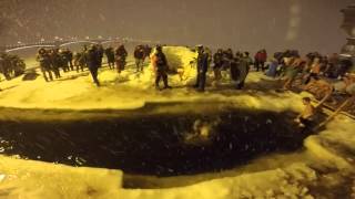картинка: Крещенские купания в СПб. Петропавловка 19-01-2016