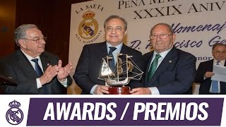 Florentino Pérez attends La Saeta Supporters' Club tribute to Paco Gento
