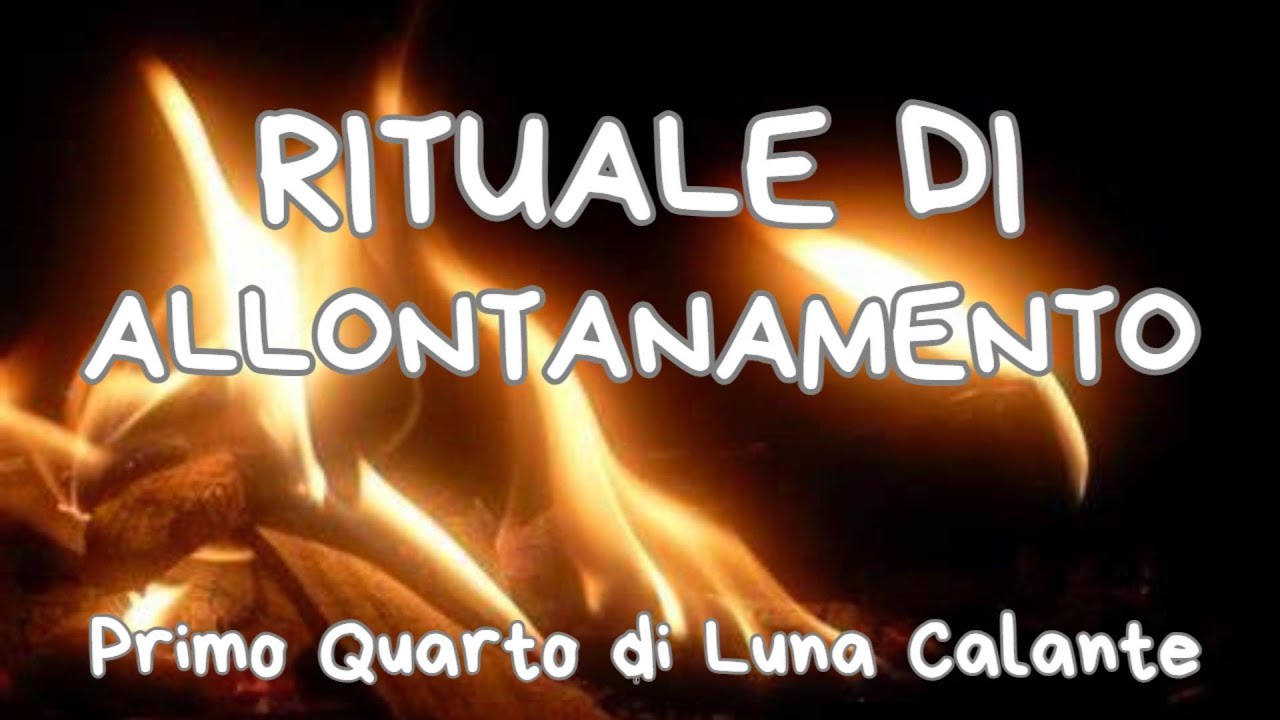 rito di allontanamento di una persona