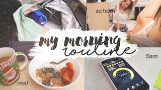 МОЕ РЕАЛЬНОЕ ШКОЛЬНОЕ УТРО 2020 ☀ // my morning routine 2020