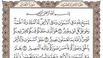 سورة التغابن / محمد صديق المنشاوي