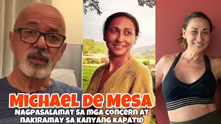 MICHAEL DE MESA NAGPASALAMAT SA MGA CONCERN AT NAKIRAMAY PARA SA KANILANG KAPATID NA SI CHERIE GIL