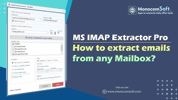 How to extract emails from any Mailbox ?