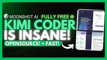 Kimi Coder: FULLY FREE + FAST AI Coder! High Quality Apps With No Code! (Opensource)