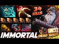 Sniper 34 Frags DEAD SHOT Immortal - Dota 2 Pro Gameplay [Watch &amp; Learn]