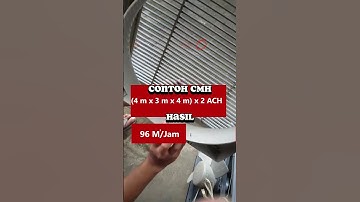 Thumbnail of BEGINI CARA MENGHITUNG KEBUTUHAN EXHAUS FAN YANG WAJIB KAMU KETAHUIII!!!!!!