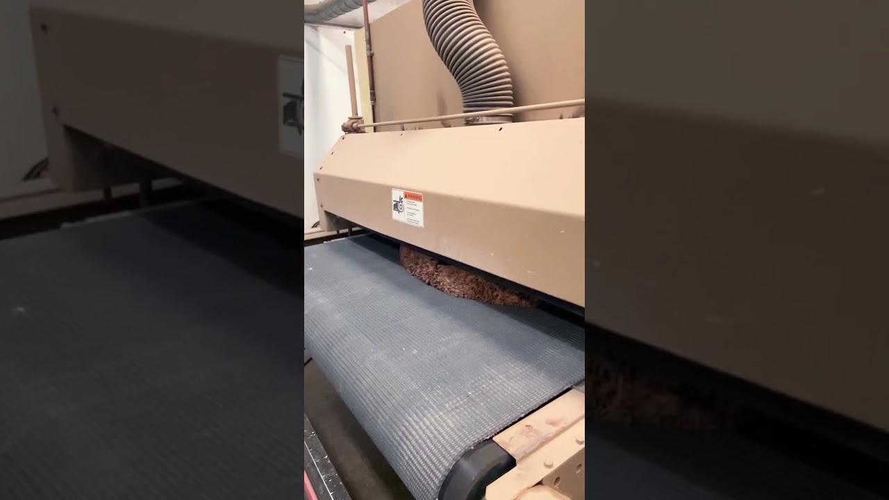 After the epoxy is cured I’ll run it through a large belt sander to