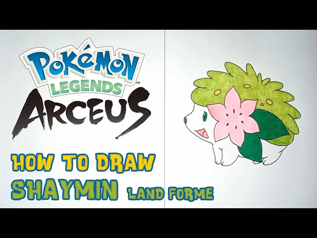 Tutorial de Desenho Shaymin Land