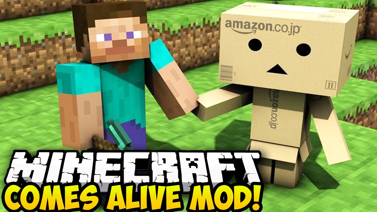 Minecraft Mods: MINECRAFT COMES ALIVE MOD! (MINECRAFT 