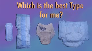 What is the best type of Incontinence product for me? #adultdiaper #incontinence