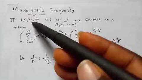 METRIC SPACE PART 2 MINKOWSKI