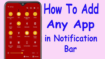 How To Add Any App in Notification Bar in Samsung Galaxy A20/A30/A40/A50/A70 @HelpingMind