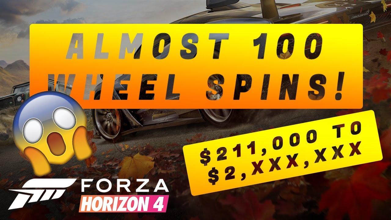 Opening a TON of Wheel Spins in Forza Horizon 4! Are Super Wheel Spins