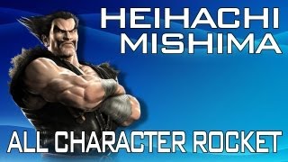 Playstation All-Stars Battle Royale - Heihachi Mishima (ALL CHARACTERS ON THE ROCKET)