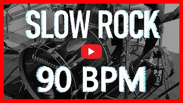 Slow Rock Drum Track 90 BPM Rock Drum Beat (Isolated Drum Track) [HQ]