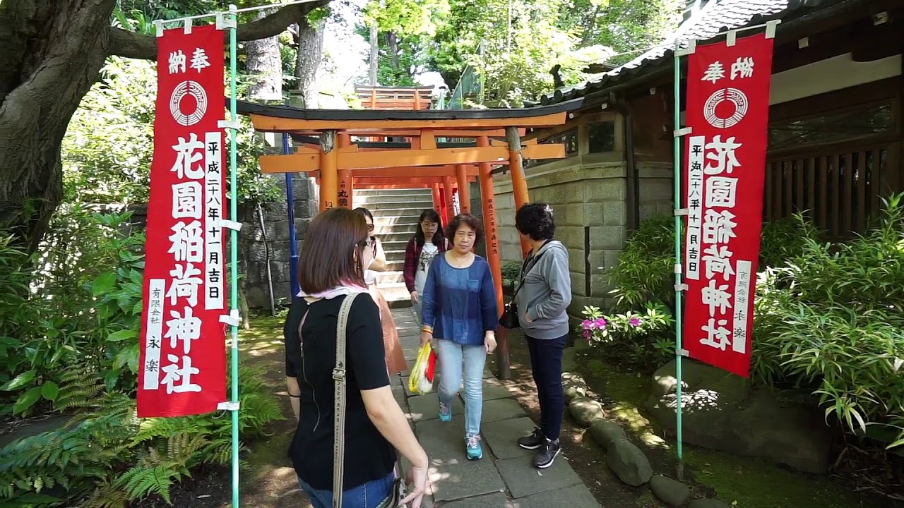 【Tokyo Japan】五條天神社Gojoten Shrine + 上野大仏 Big Buddha @上野公園 Ueno Park