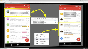 Gmail Nudges - Reply and Follow up, Suggest Emails to..