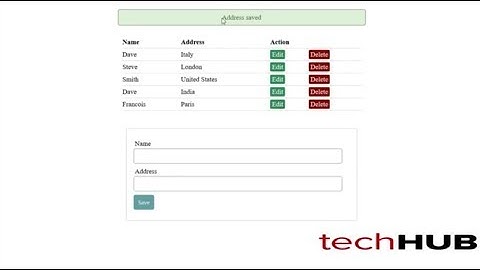 PHP CRUD Create, Update, Delete with MySQL on a single page   Part 1