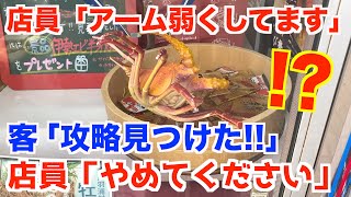 【快挙】本物の伊勢海老キャッチャーで攻略法を見つけたので乱獲してみた【クレーンゲーム ・UFOキャッチャー】