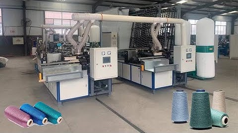 Paper Cone Making Machine For Textile Spinning Winding  With Double Cone