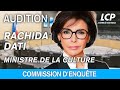 Rachida dati  audition devant la commission denqute sur les frquences tnt