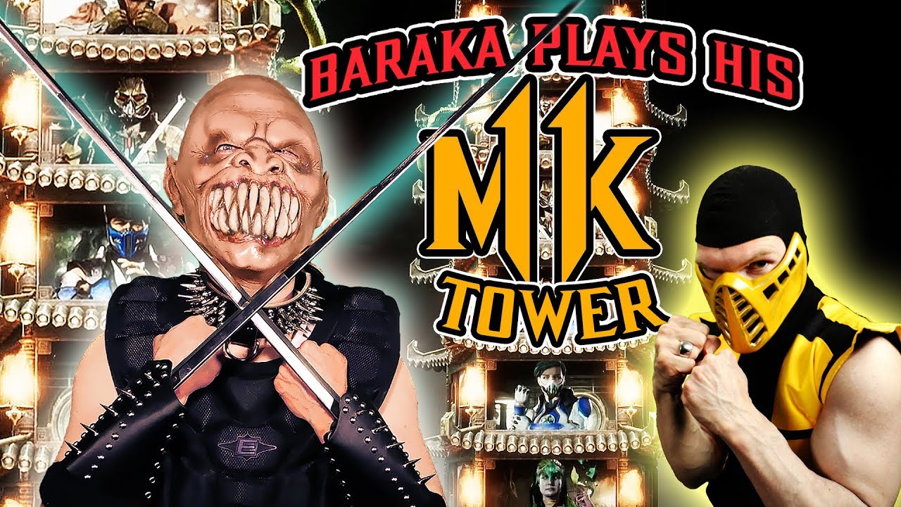 BARAKA Plays his Mortal Kombat 11 Klassic Tower! With Scorpion MK11
