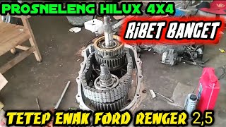 transmisi hilux 4x4 ribet banget lohh