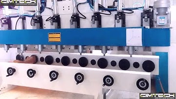 HIGH PRECISION ISRAEL 4AXIS 8 HEADS WOOD CARVING MACHINE, SAUDI ARABIA 4D WOOD ROUTER MACHINE   CIMT