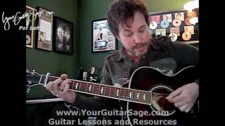 Over My Head (Cable Car) - The Fray - Lefty Beginner Acoustic Guitar Lesson screenshot 1