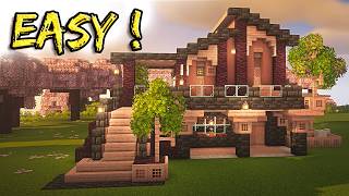 Building A Beautiful Minecraft House - Full Tutorial