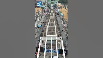 Construction of grand escalator in full swing in SW China