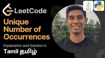 Unique Number of Occurrences : Leetcode 75 in Tamil (தமிழ்) | Get Interview Ready