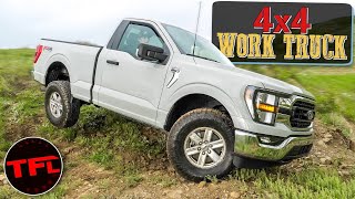 Is A Basic Work Truck Any Good OffRoad? 2023 Ford F150 XLT Single Cab Takes On Tumbleweed Ranch!