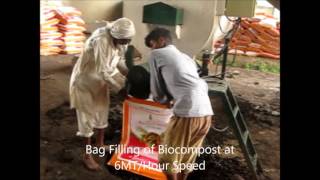 Compost Mixing & Bag filling Machine
