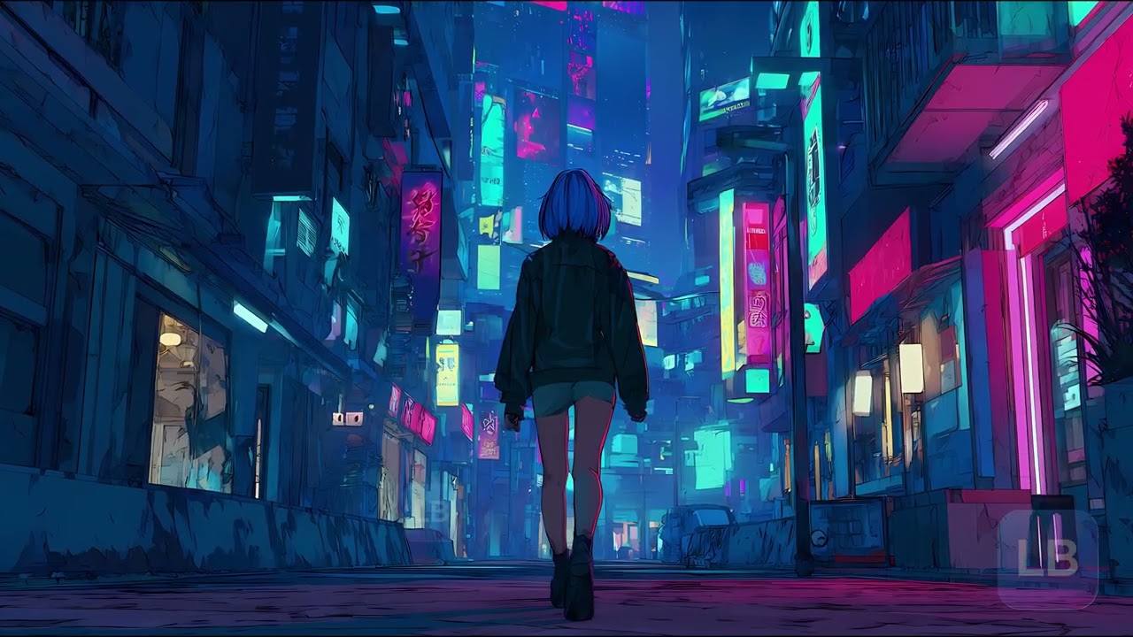 Cyber Lofi Hip Hop Mix 🌃 Instrumental 1 HOUR of Neon Dreams