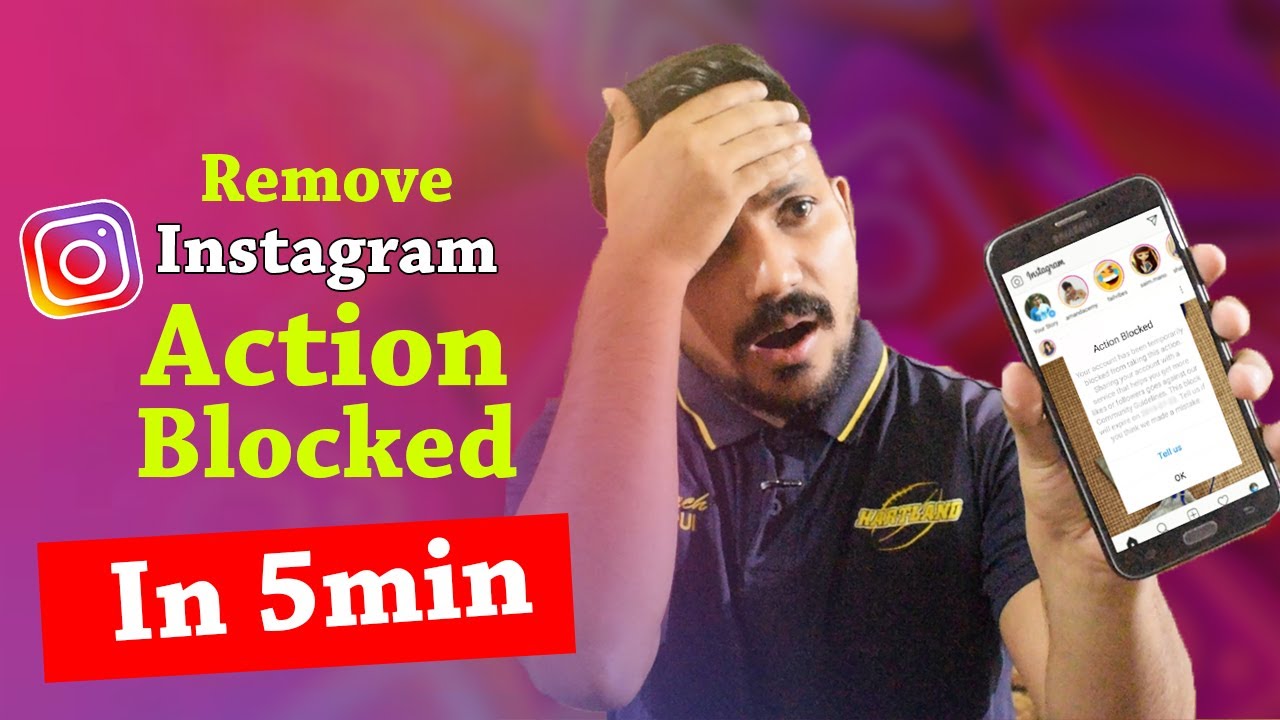 How to Remove Action Blocked on Instagram | Temporarily Blocked