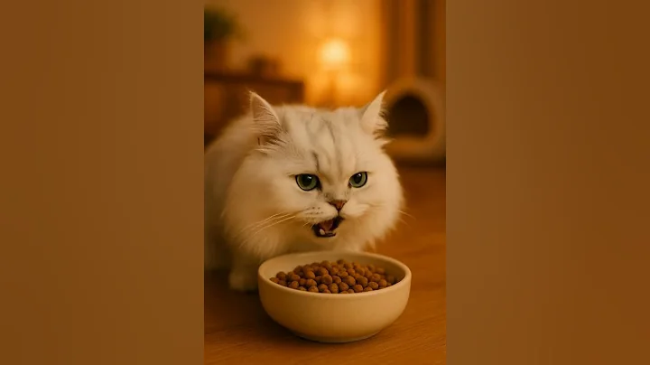 Video 11713161: cat chinchilla, cat enjoying food, cute cat