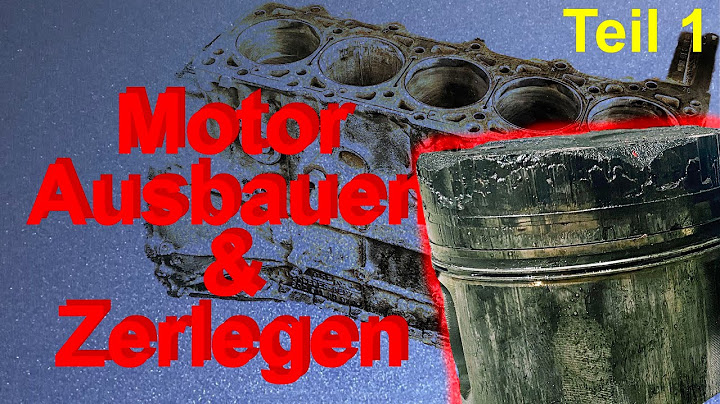 Motor ausbauen am Mercedes Benz W201 190D 2.5 Turbo ( OM 602 961 ) Motorschaden, Überholen