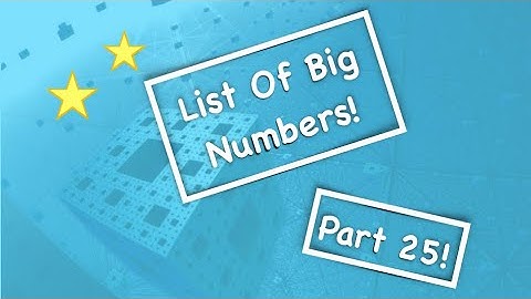 List of big numbers Part 25 - Beyond linear arrays